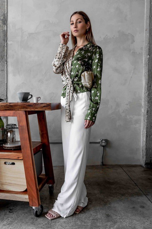 White East Hampton Pants - Blu Lotus Boutique