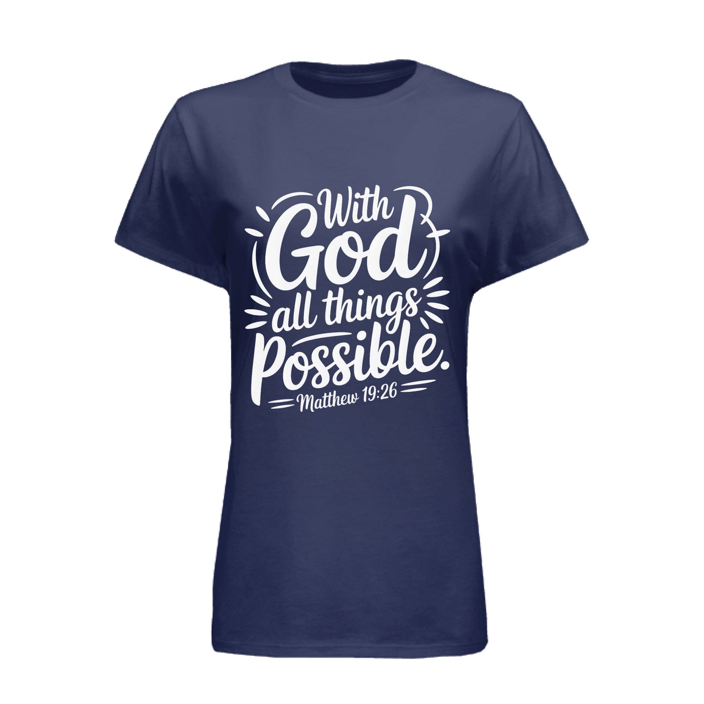 With God all things all things are possible - Blu Lotus Boutique