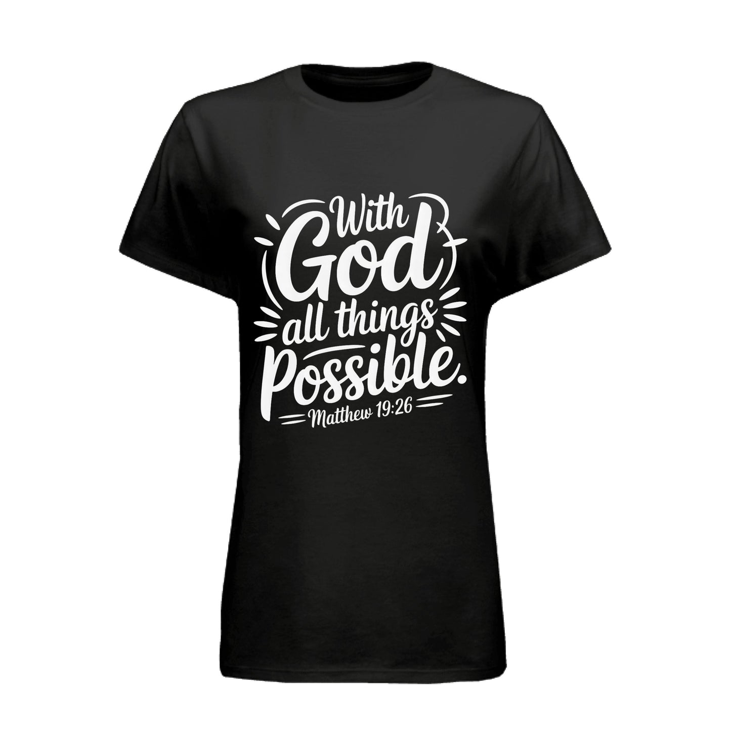 With God all things all things are possible - Blu Lotus Boutique