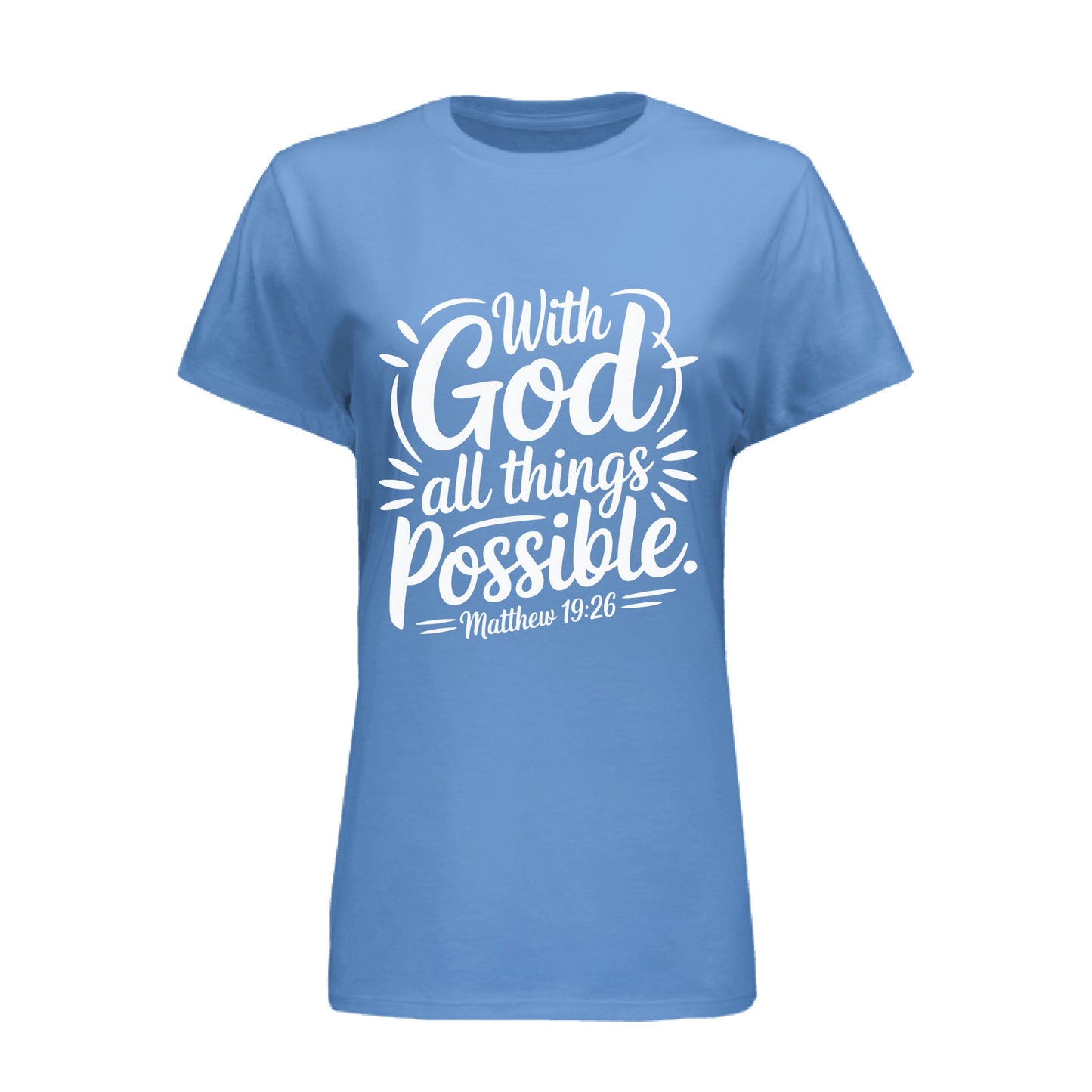 With God all things all things are possible - Blu Lotus Boutique