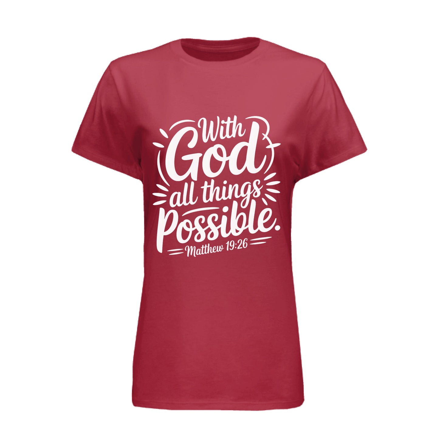 With God all things all things are possible - Blu Lotus Boutique