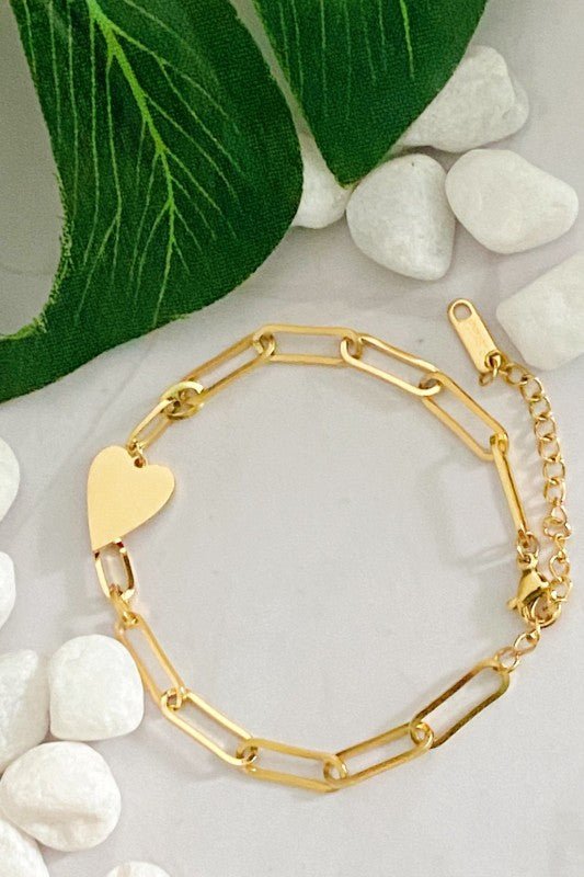 You Are My Side Heart Bracelet - Blu Lotus Boutique
