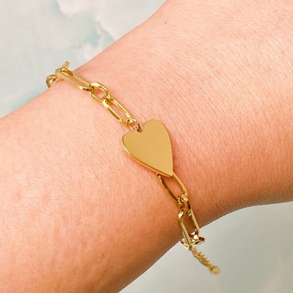 You Are My Side Heart Bracelet - Blu Lotus Boutique