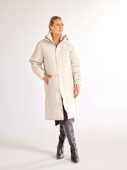 Longline Padded Coat - Blu Lotus Boutique