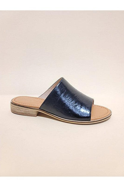 LEVI-SLIDE SANDALS - Blu Lotus Boutique