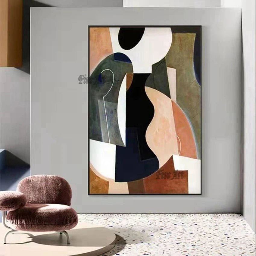 100% Handmade Oil Painting Canvas Wall Art Oil Paintings Canvas Abstract Art Home Decoration Wall Pictures No Framed - Blu Lotus Boutique