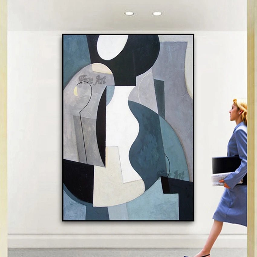 100% Handmade Oil Painting Canvas Wall Art Oil Paintings Canvas Abstract Art Home Decoration Wall Pictures No Framed - Blu Lotus Boutique