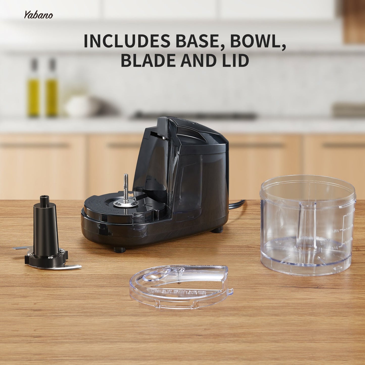 100W Mini Food Chopper Mix Chop Mince Blend - Blu Lotus Boutique