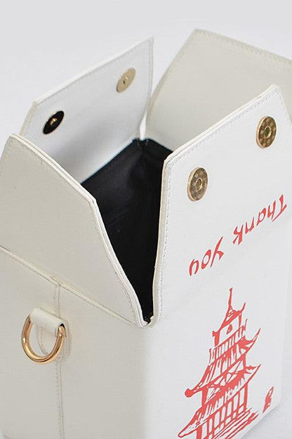 Chinese Take Out Box Fashion Clutch - Blu Lotus Boutique