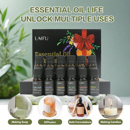 12 Autumn Essential Oils for Diffusers Soap Candle Making - Blu Lotus Boutique