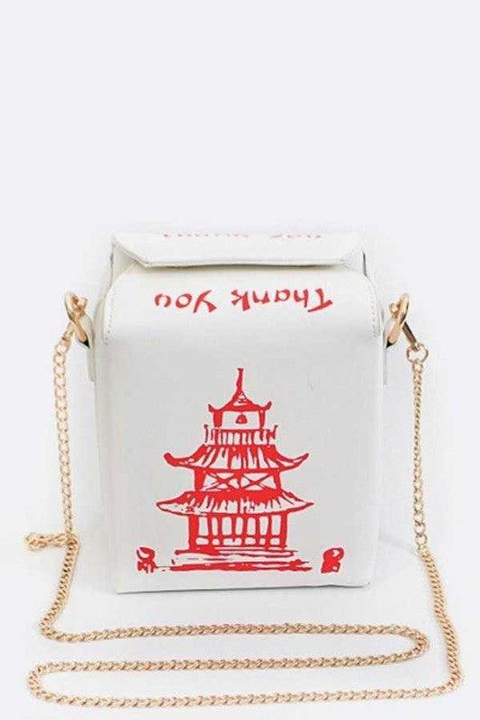 Chinese Take Out Box Fashion Clutch - Blu Lotus Boutique