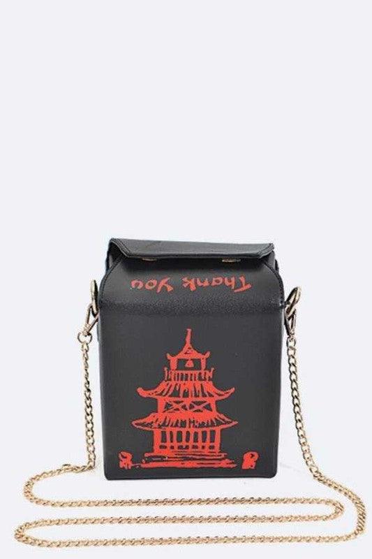 Chinese Take Out Box Fashion Clutch - Blu Lotus Boutique