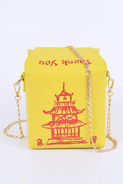 Chinese Take Out Box Fashion Clutch - Blu Lotus Boutique