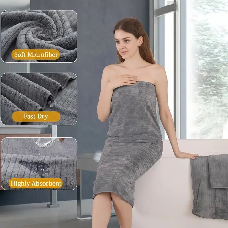 1/4 Pack Oversized Bath Towels Set - 35"x70"Extra Large Microfiber XL Bath Sheets, Grade Bath Towels for Home, Family, or Gift - Blu Lotus Boutique