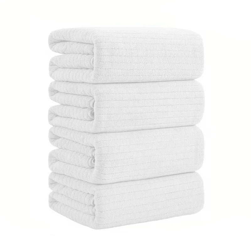 1/4 Pack Oversized Bath Towels Set - 35"x70"Extra Large Microfiber XL Bath Sheets, Grade Bath Towels for Home, Family, or Gift - Blu Lotus Boutique