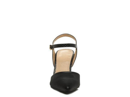 LONDON RAG SHA ANKLE STRAP  STILETTO SANDALS