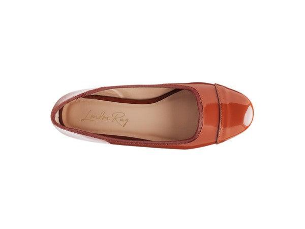 CAMELLA ROUND TOE BALLERINA FLAT SHOES - Blu Lotus Boutique