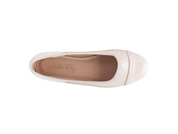 CAMELLA ROUND TOE BALLERINA FLAT SHOES - Blu Lotus Boutique