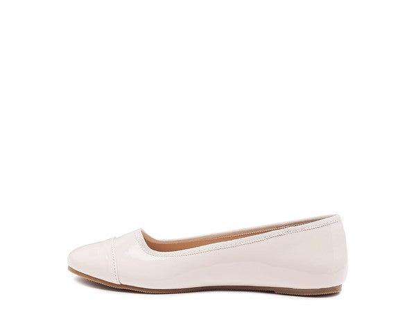 CAMELLA ROUND TOE BALLERINA FLAT SHOES - Blu Lotus Boutique