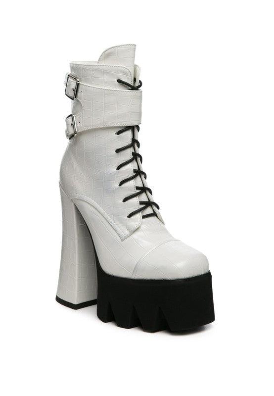 Stomper Combat Boot - Blu Lotus Boutique