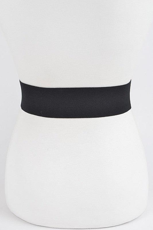 Crystal Buckle Elastic Belt - Blu Lotus Boutique