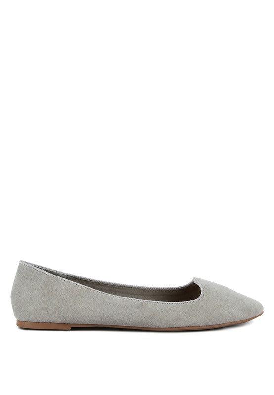 Eyeore Microfiber Casual Ballerinas - Blu Lotus Boutique