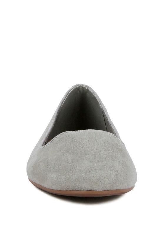 Eyeore Microfiber Casual Ballerinas - Blu Lotus Boutique