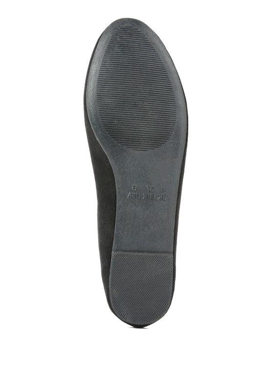 Eyeore Microfiber Casual Ballerinas - Blu Lotus Boutique