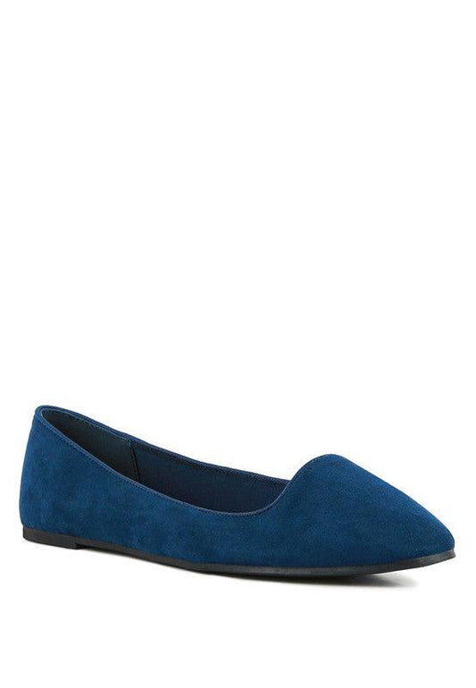 Eyeore Microfiber Casual Ballerinas - Blu Lotus Boutique