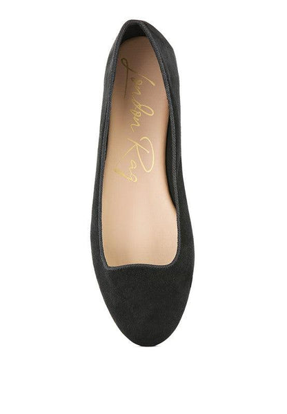 Eyeore Microfiber Casual Ballerinas - Blu Lotus Boutique