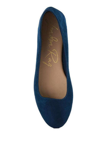 Eyeore Microfiber Casual Ballerinas - Blu Lotus Boutique