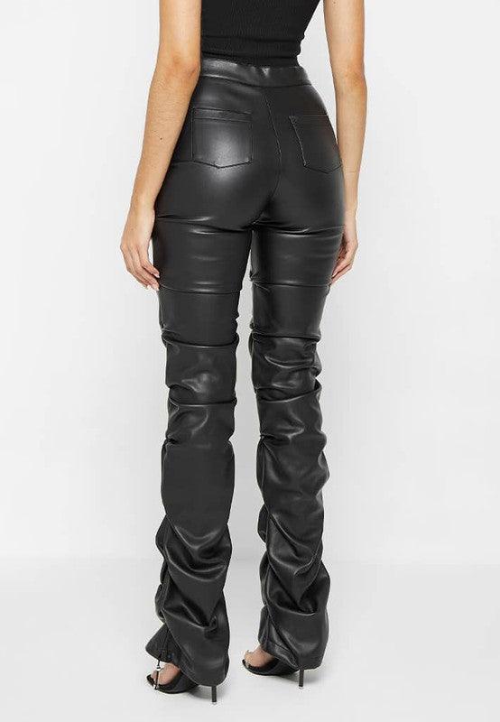 SEXY PU LEATHER PANTS - Blu Lotus Boutique