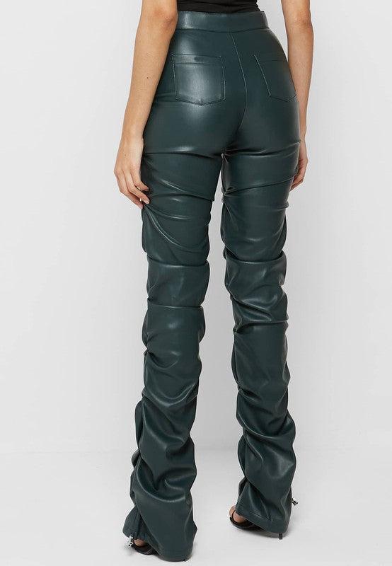 SEXY PU LEATHER PANTS - Blu Lotus Boutique