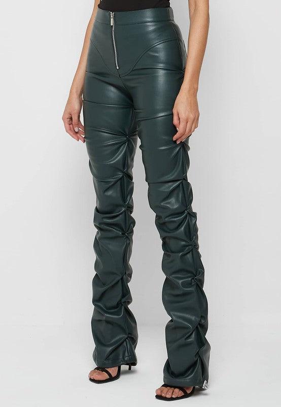 SEXY PU LEATHER PANTS - Blu Lotus Boutique