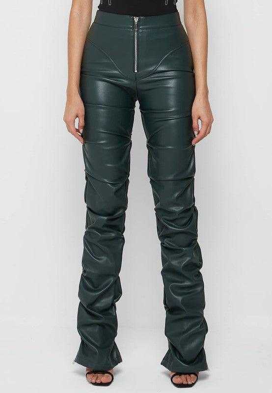 SEXY PU LEATHER PANTS - Blu Lotus Boutique