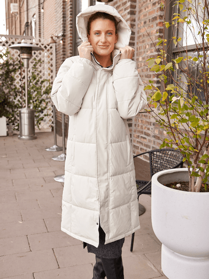 Longline Padded Coat - Blu Lotus Boutique