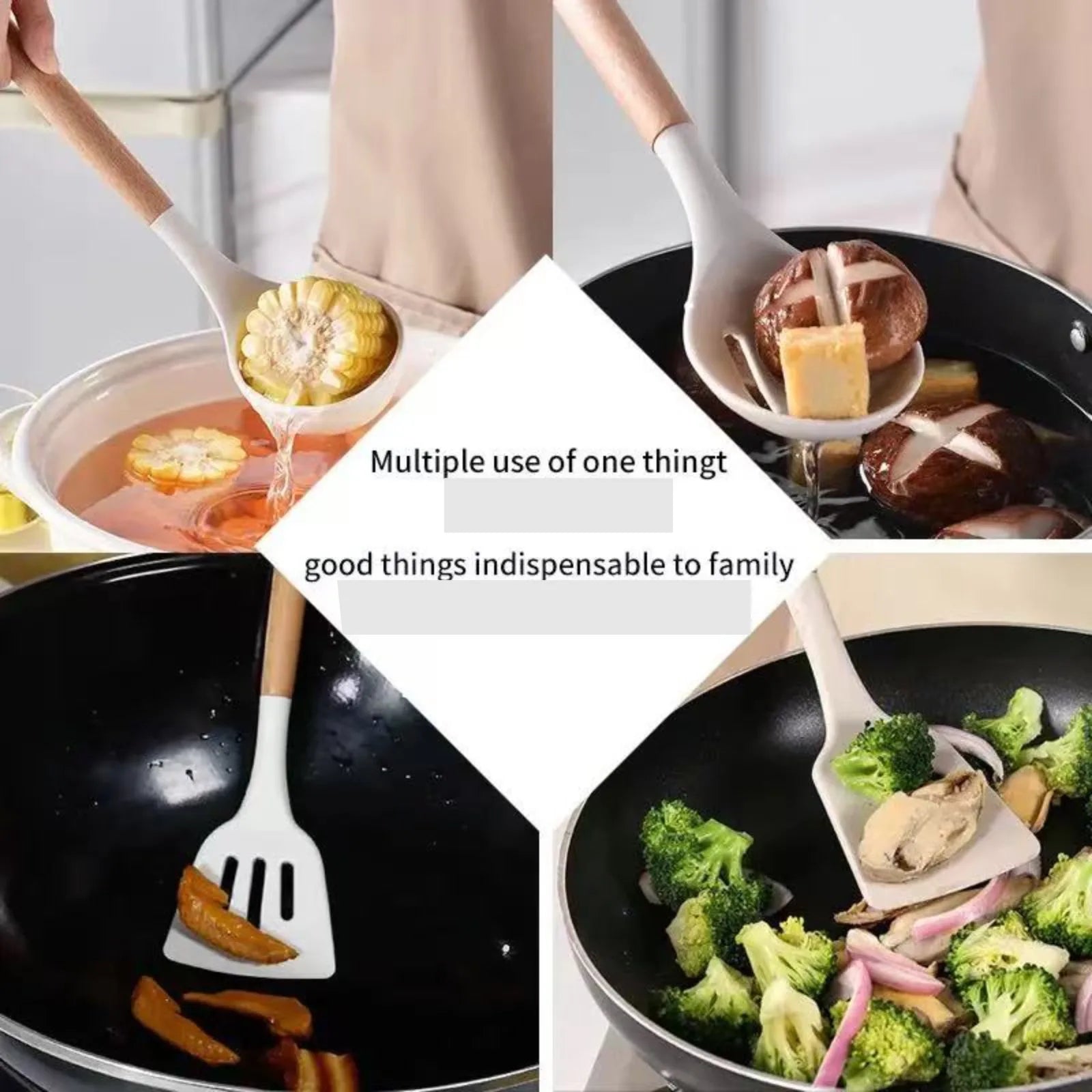 19 sets of kitchen knives with a knife holder, professional high carbon steel stainless steel cooking knife set,holiday gifts - Blu Lotus Boutique
