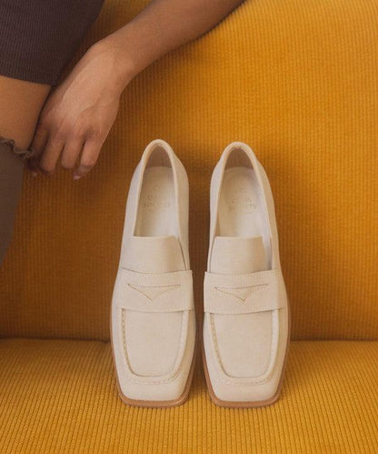 OASIS SOCIETY June - Square Toe Penny Loafers - Blu Lotus Boutique