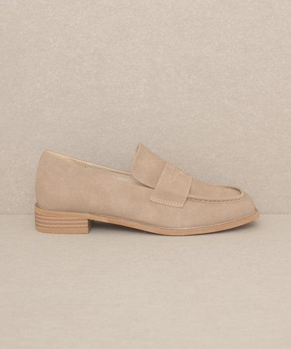 OASIS SOCIETY June - Square Toe Penny Loafers - Blu Lotus Boutique