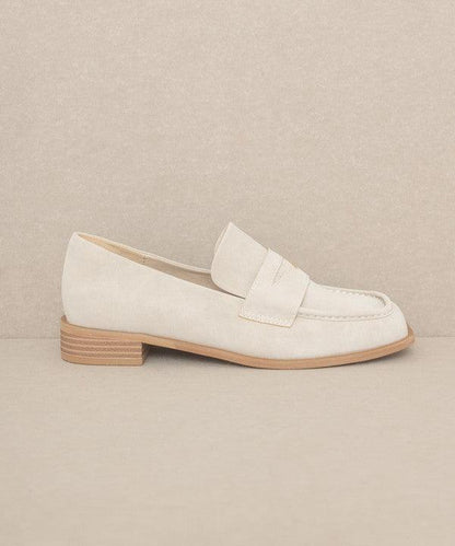 OASIS SOCIETY June - Square Toe Penny Loafers - Blu Lotus Boutique