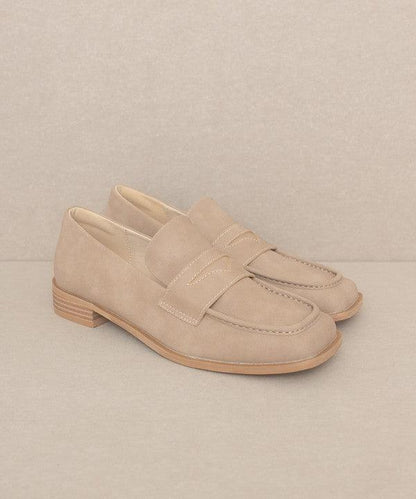 OASIS SOCIETY June - Square Toe Penny Loafers - Blu Lotus Boutique