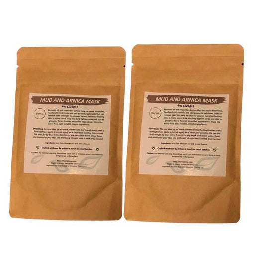 2 - pack Mud & Arnica Facial Mask - Blu Lotus Boutique