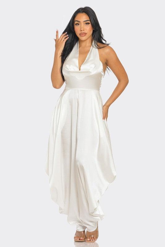 Ivory Serenity Jumpsuit - Blu Lotus Boutique