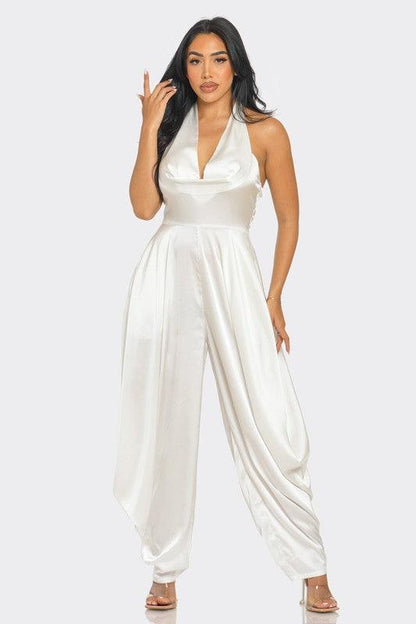 Ivory Serenity Jumpsuit - Blu Lotus Boutique