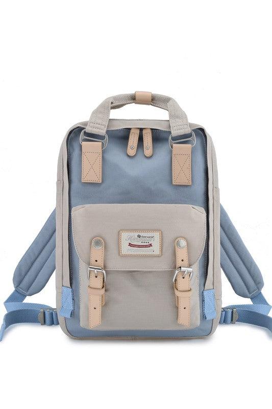 14.9 VINTAGE WATERPROOF BACKPACK-MULTI - Blu Lotus Boutique