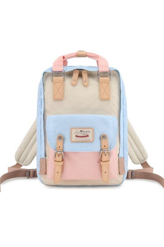 14.9 VINTAGE WATERPROOF BACKPACK-MULTI - Blu Lotus Boutique