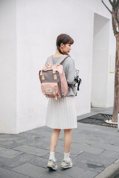 14.9 VINTAGE WATERPROOF BACKPACK-MULTI - Blu Lotus Boutique