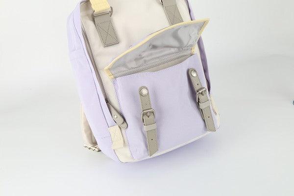 14.9'' WATER AND SCRATCH- RESISTANT BACKPACK - Blu Lotus Boutique