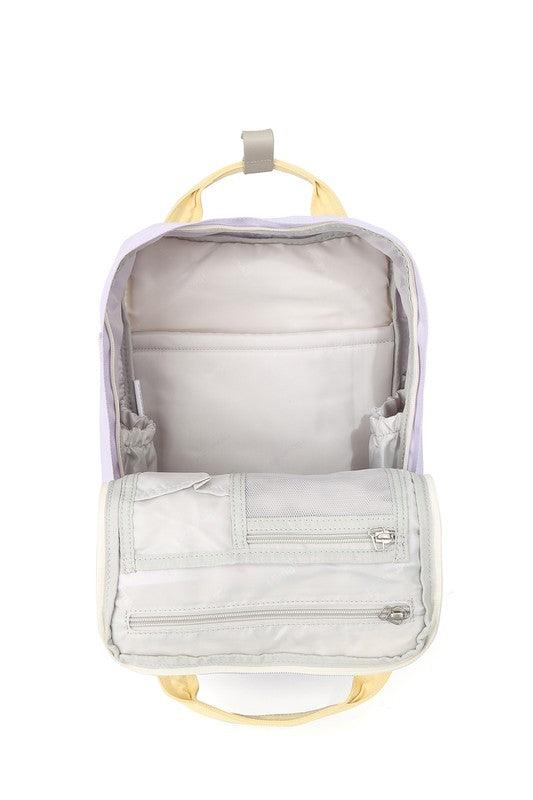 14.9'' WATER AND SCRATCH- RESISTANT BACKPACK - Blu Lotus Boutique