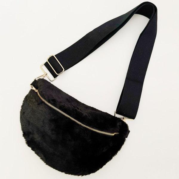 Butter Soft Furly Sling Bag - Blu Lotus Boutique